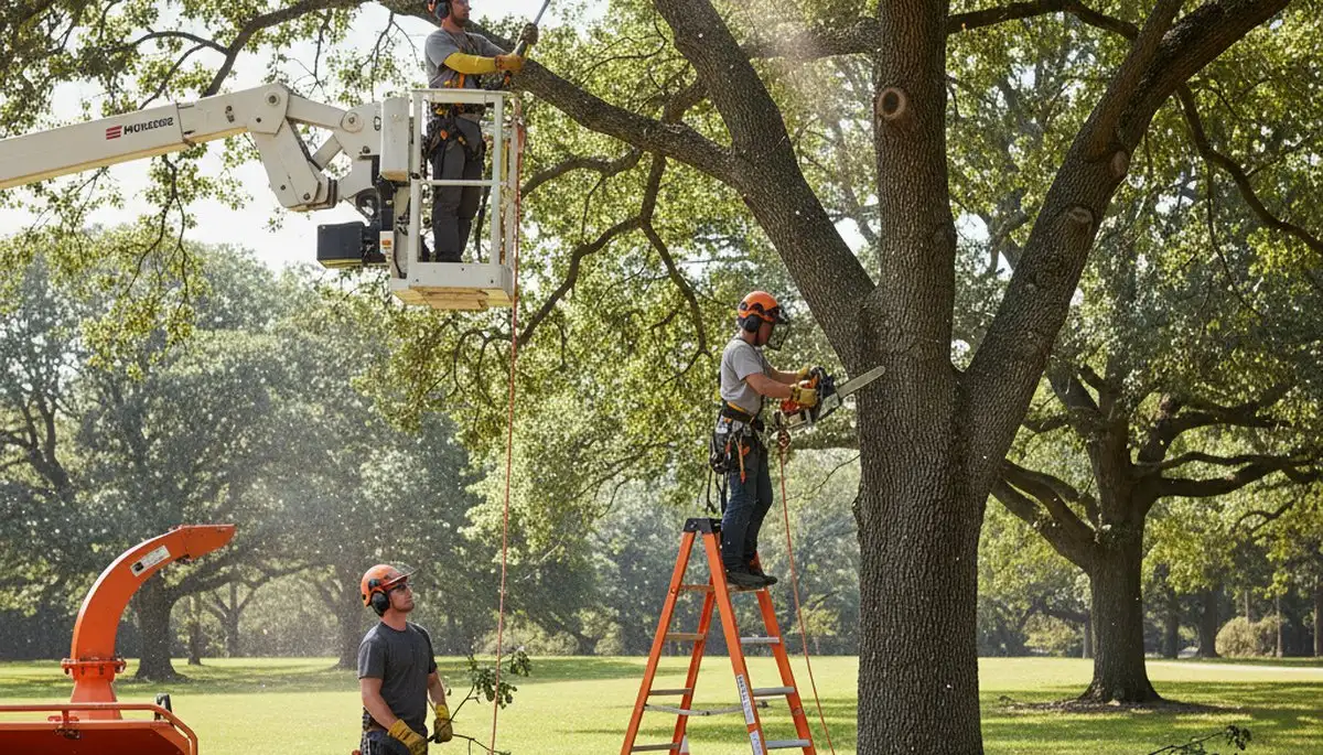 Phoenix, AZ arborist pruning a tree for safer, healthier growth