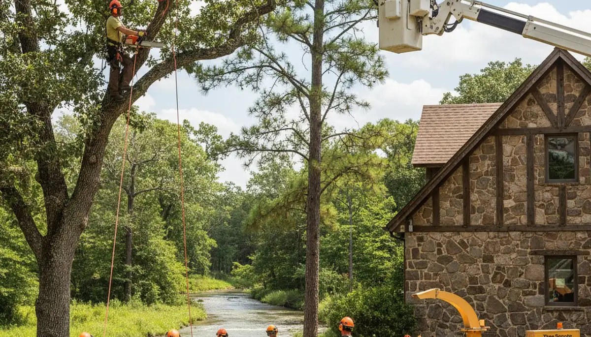 Phoenix, AZ tree service crew providing professional tree removal and trimming for homeowners