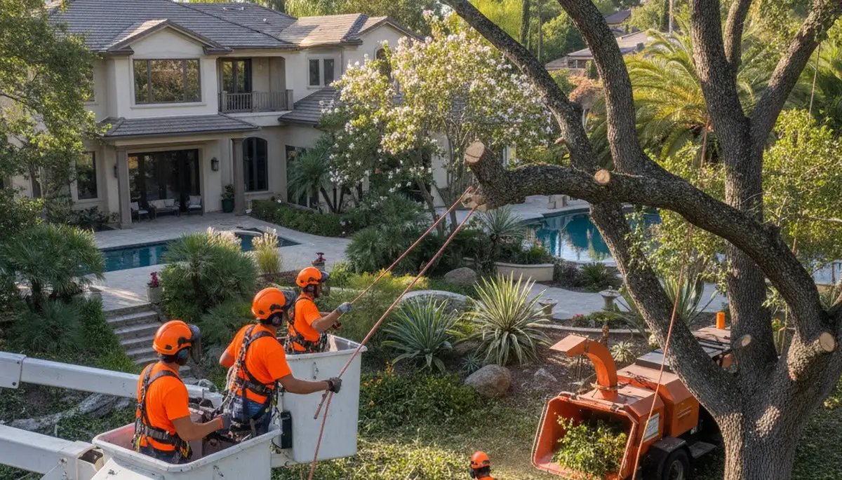 Tree service crew providing professional tree removal in Phoenix, AZ