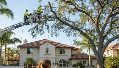 Tree service truck for arborist tree removal in Phoenix, AZ